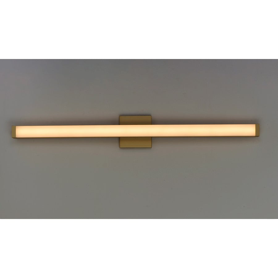 1 Light Bathroom Vanity Light, Gold