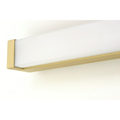 1 Light Bathroom Vanity Light, Gold