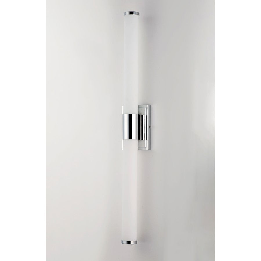 Maxim Lighting Optic LED 36" 2-Light Bath Vanity, Polished Chrome