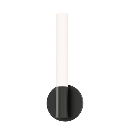Maxim Lighting Tubi 1 Light 14" Bath Vanity, White/Black/White