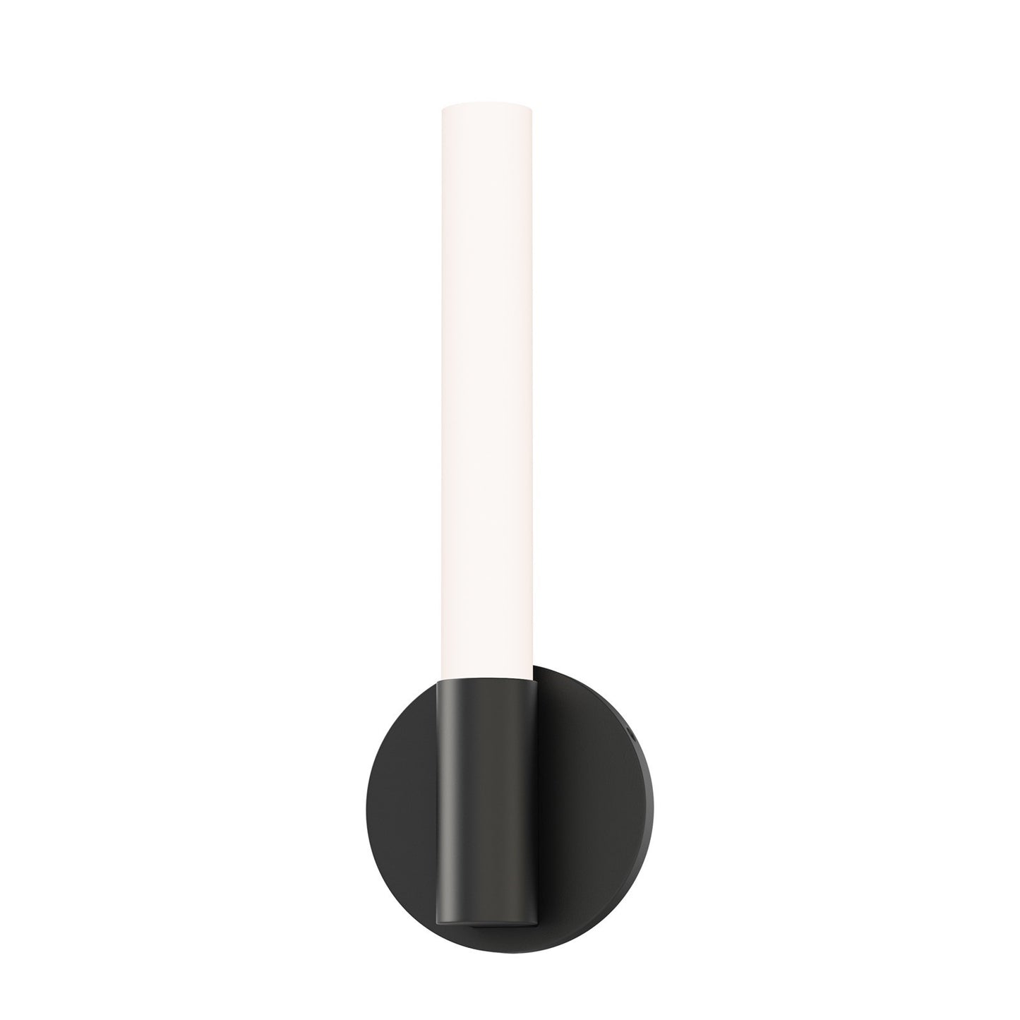 Maxim Lighting Tubi 1 Light 14" Bath Vanity, White/Black/White