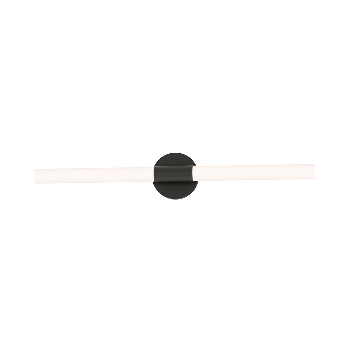 Maxim Lighting Tubi 1 Light 30" Bath Vanity, White/Black/White