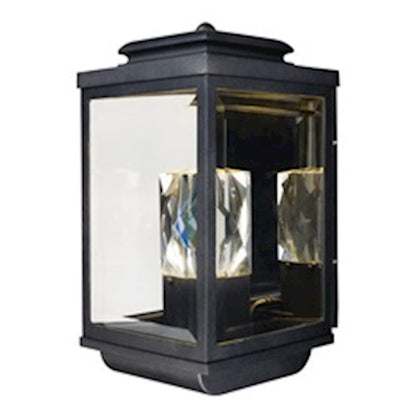 Maxim Mandeville LED 2- Outdoor Wall Lantern, Galaxy Black
