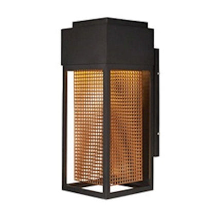 Maxim Townhouse LED 1- Outdoor Wall Lantern, Bronze/Rose Gold