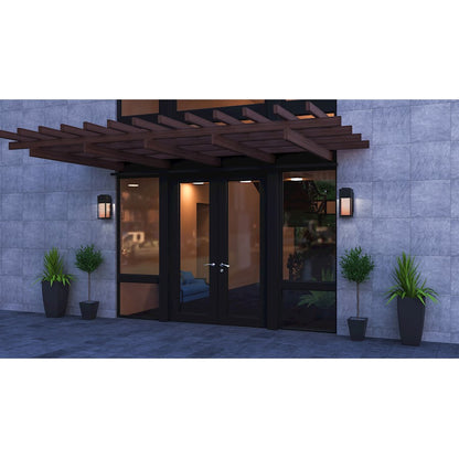 Maxim Townhouse LED 1- Outdoor Wall Lantern, Bronze/Rose Gold