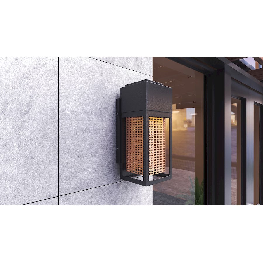 Maxim Townhouse LED 1- Outdoor Wall Lantern, Bronze/Rose Gold