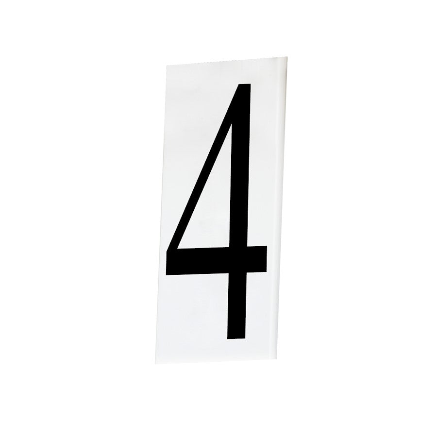 Maxim Lighting House Number 4, White
