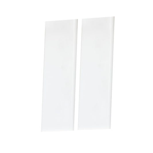 Maxim Lighting House Number Half Blank Tile, Pack of 2, White
