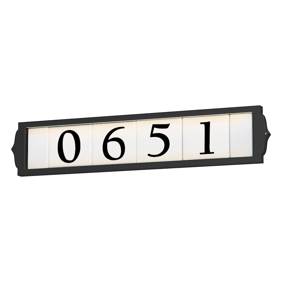 Maxim Lighting Address 2 Light Outdoor Wall Mount, LED, Classic, Black