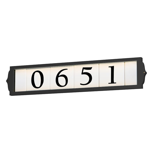 Maxim Lighting Address 2 Light Outdoor Wall Mount, LED, Classic, Black