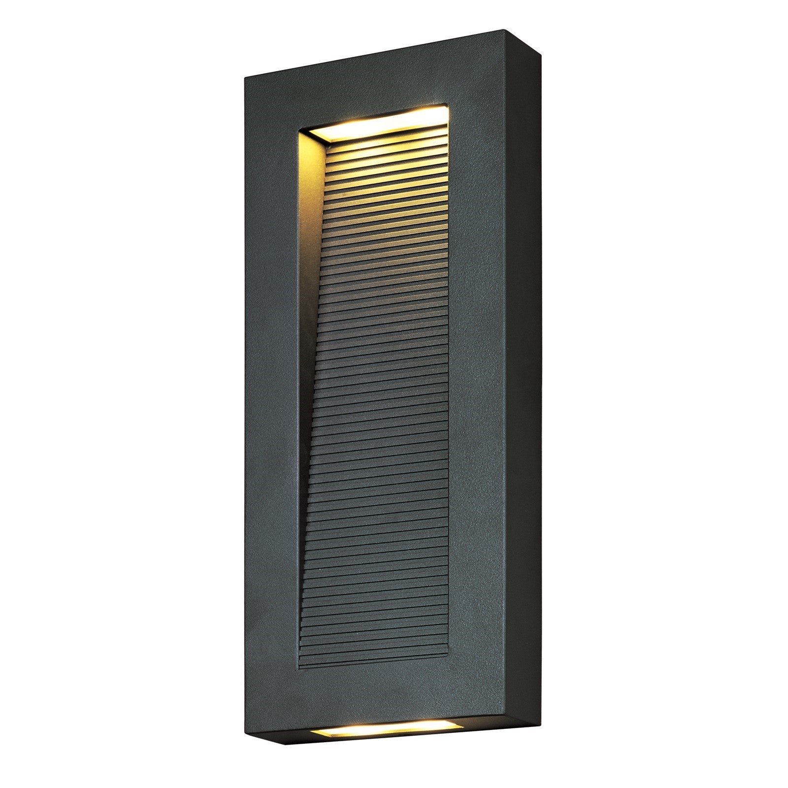 Maxim Avenue 7in 1-Light LED Outdoor Wall Lantern | Architectural Bronze | Entryway & Patio | 7 x 2 x 16 in | Model 54352ABZ