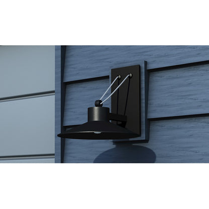 Maxim Lighting Civic LED Outdoor Wall Lantern, Bronze/Frosted