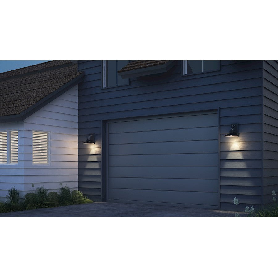 Maxim Lighting Civic LED Outdoor Wall Lantern, Bronze/Frosted