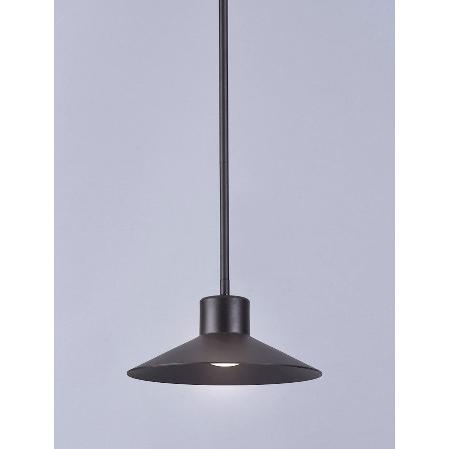 1 Light Outdoor Pendant, Bronze