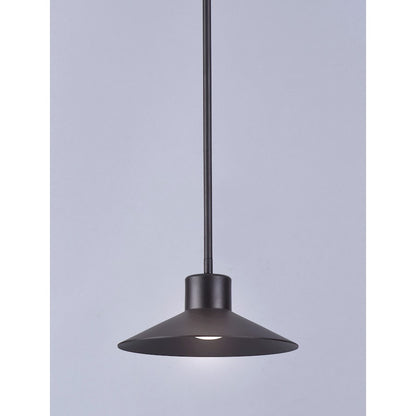 1 Light Outdoor Pendant, Bronze