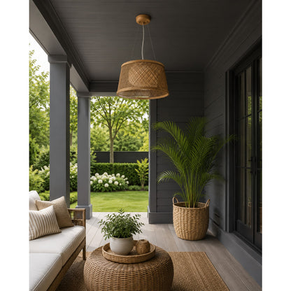 Maxim Bahama 1-Light Pendant, Natural