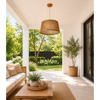 Maxim Bahama 1-Light Pendant, Natural