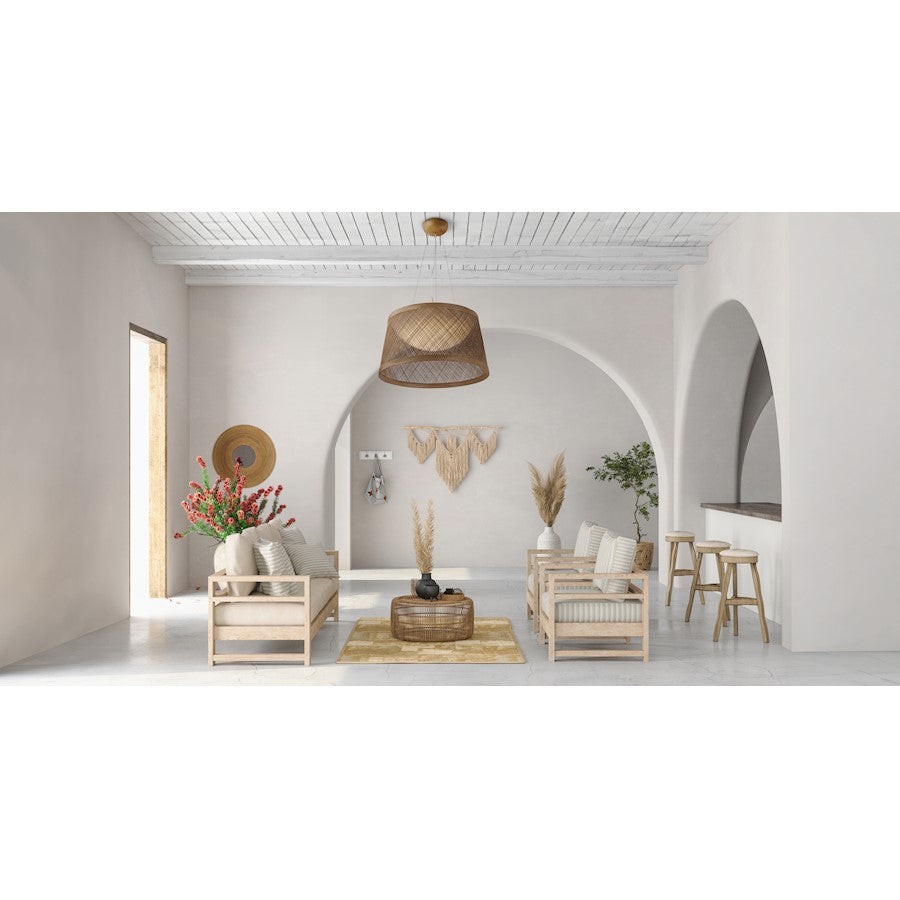 Maxim Bahama 1-Light Pendant, Natural