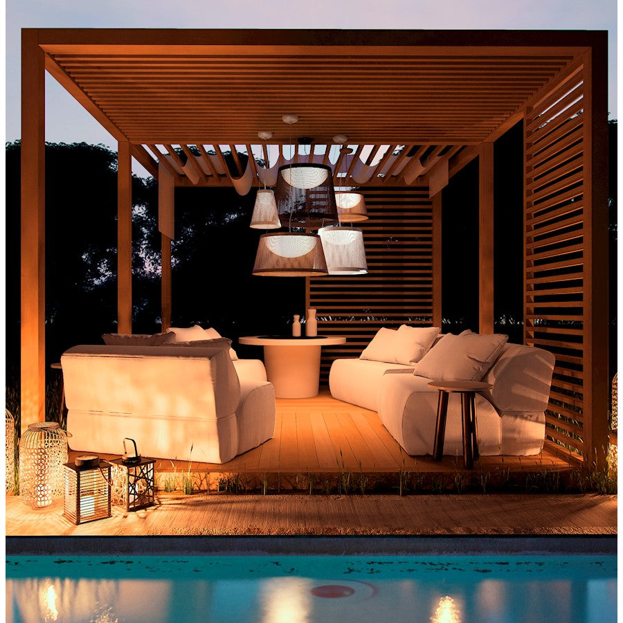 Maxim Bahama 1-Light Pendant, White
