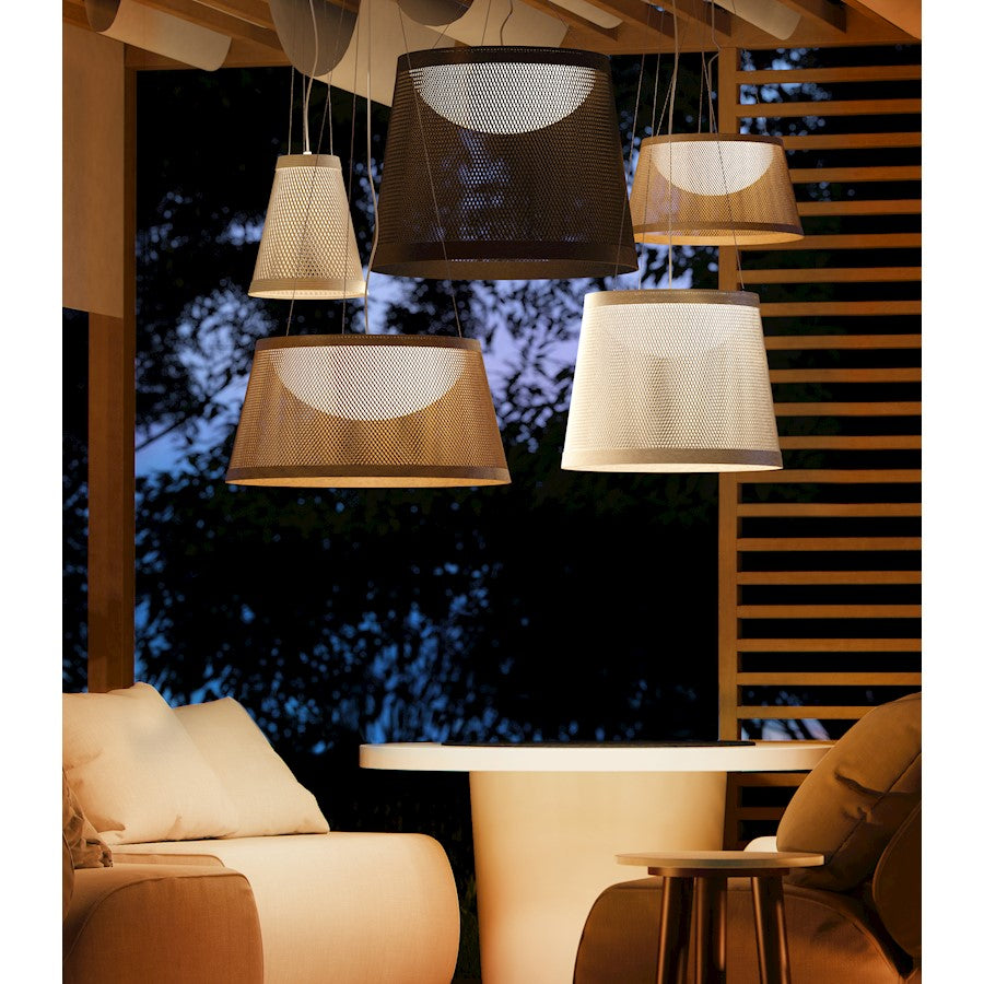 Maxim Bahama 1-Light Pendant, White