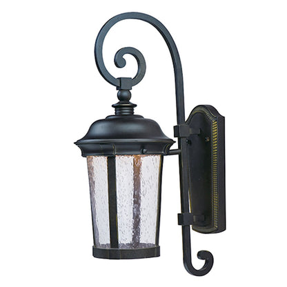 Maxim Dover LED Outdoor Wall Light Lantern, Bronze