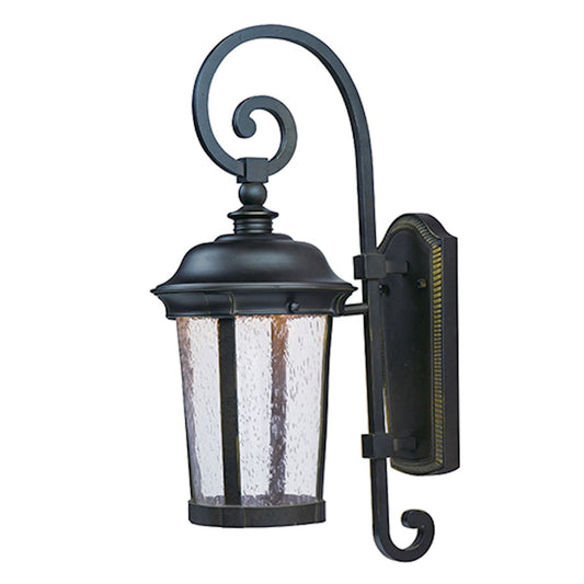 Maxim Dover LED Outdoor Wall Light Lantern, Bronze
