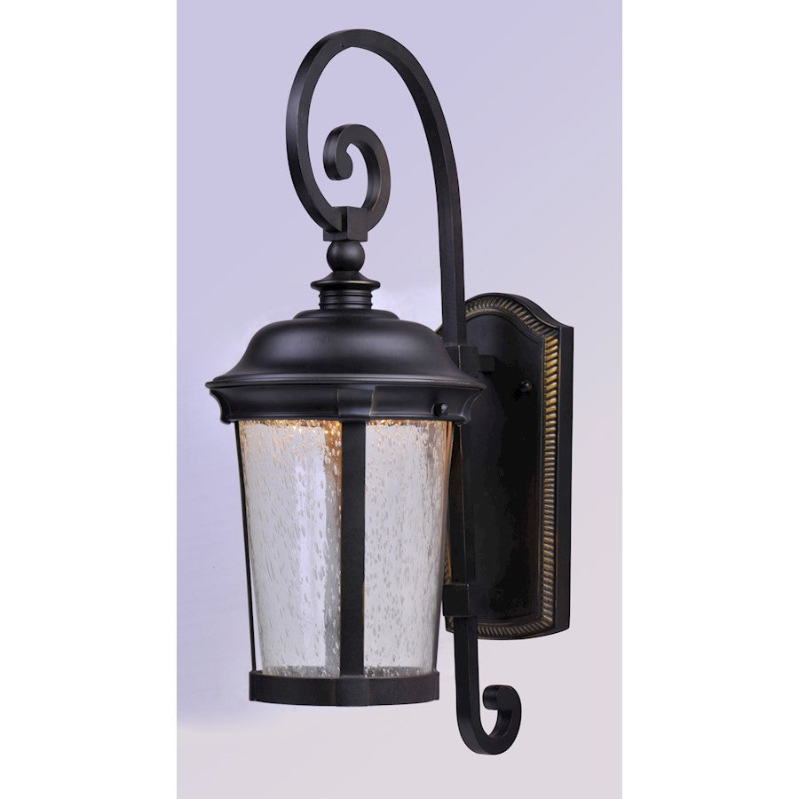 Maxim Dover LED Outdoor Wall Light Lantern, Bronze
