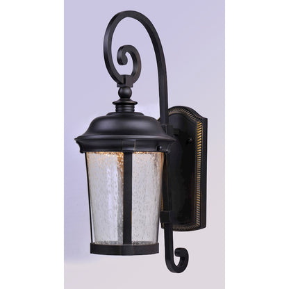 Maxim Dover LED Outdoor Wall Light Lantern, Bronze