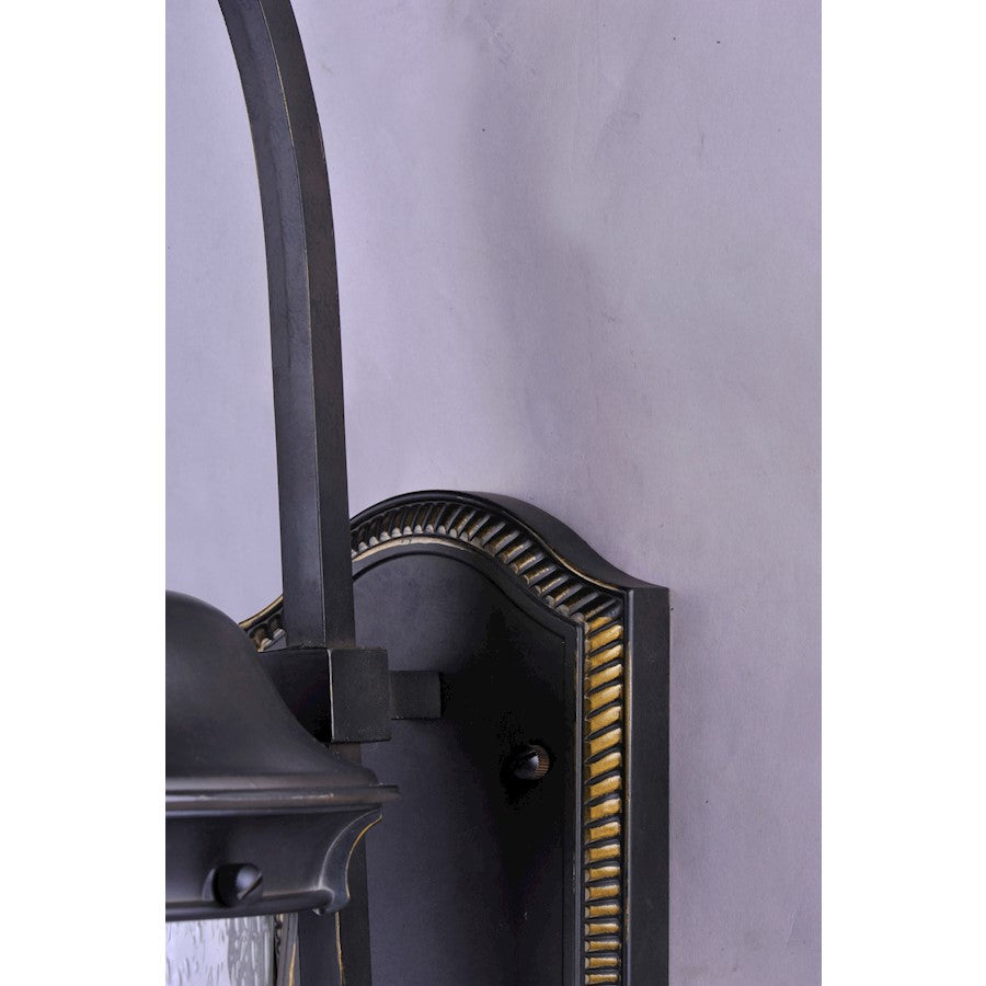 Maxim Dover LED Outdoor Wall Light Lantern, Bronze