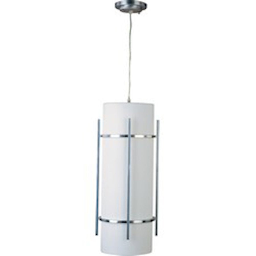 Maxim Luna LED 1-Light Outdoor Hanging Lantern, Brushed Metal
