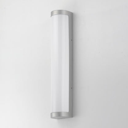 Maxim Lighting Halfpipe 2Lt 26" Outdoor Wall Mount, Aluminum/White