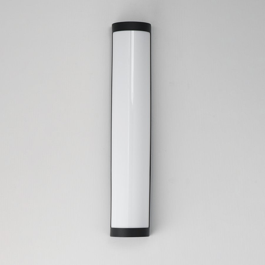 Maxim Lighting Halfpipe 2 Light 26" Outdoor Wall Mount, Black/White