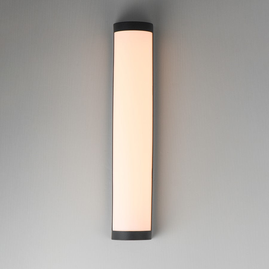 Maxim Lighting Halfpipe 2 Light 26" Outdoor Wall Mount, Black/White