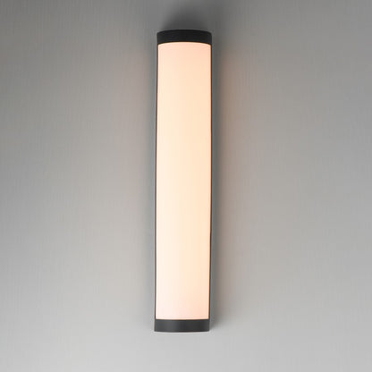 Maxim Lighting Halfpipe 2 Light 26" Outdoor Wall Mount, Black/White