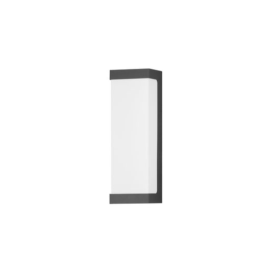 Maxim Lighting Tunnel 2 Light 15" Outdoor Wall Mount, Black/White