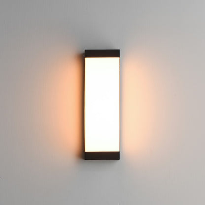 Maxim Lighting Tunnel 2 Light 15" Outdoor Wall Mount, Black/White