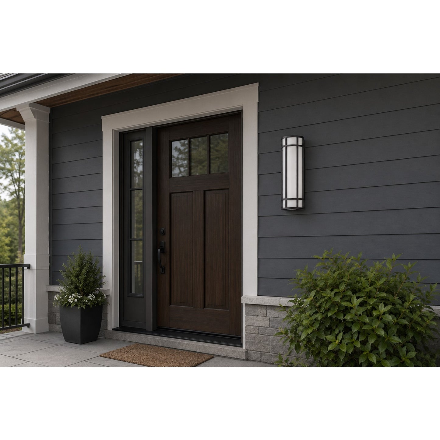LED 1 Light Outdoor Wall Sconce