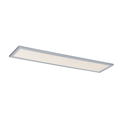 Maxim Lighting Sky/5CCT 1Lt 1' x 4' LED 12" Flush, Aluminum/White