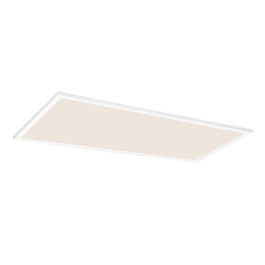 Maxim Lighting Sky/5CCT 1Lt 2' x 4' LED 24" Flush Mount, White/White