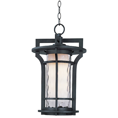 Maxim Oakville LED 1-Light Outdoor Hanging Lantern, Black Oxide