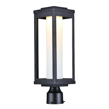 Maxim Lighting 19" Salon LED 1 Light Outdoor Post, Black