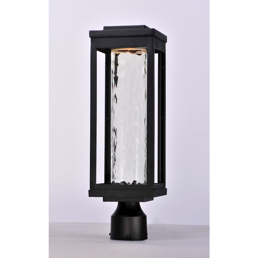 Maxim Lighting 19" Salon LED 1 Light Outdoor Post, Black