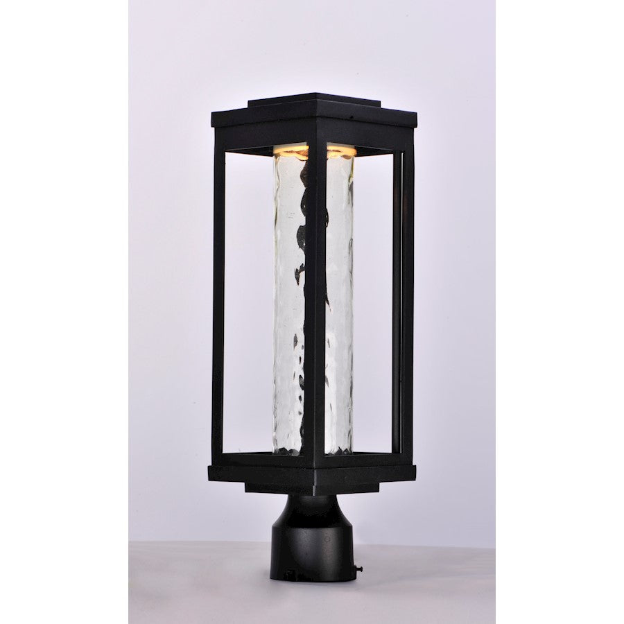 Maxim Lighting 19" Salon LED 1 Light Outdoor Post, Black
