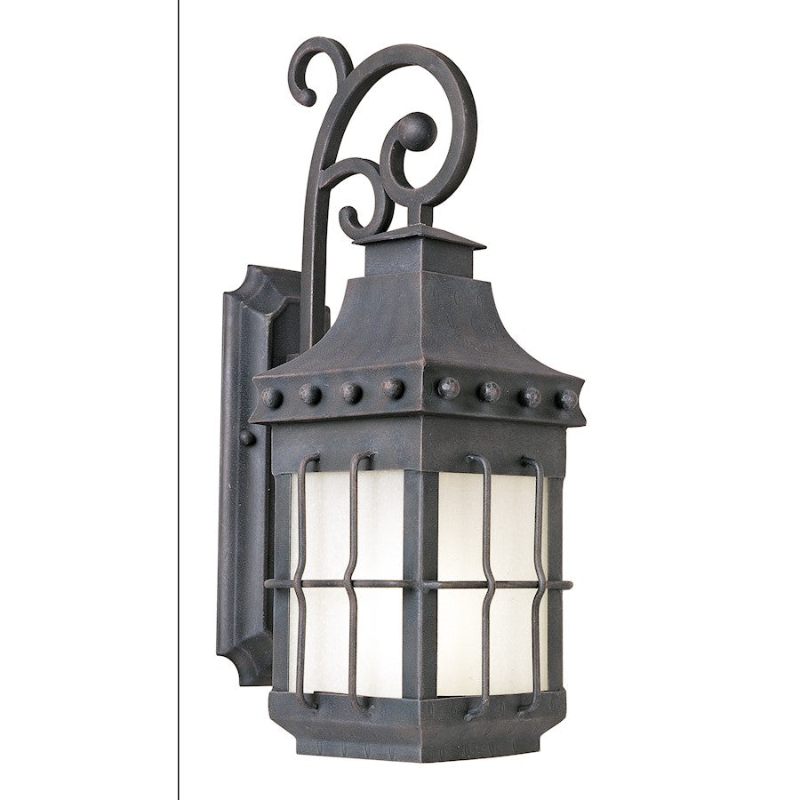 Maxim Lighting Nantucket 12W LED 1-LT Outdoor Wall Lantern, Forge