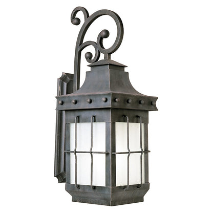Maxim Lighting Nantucket LED 1-LT Outdoor Wall Lantern, Forge