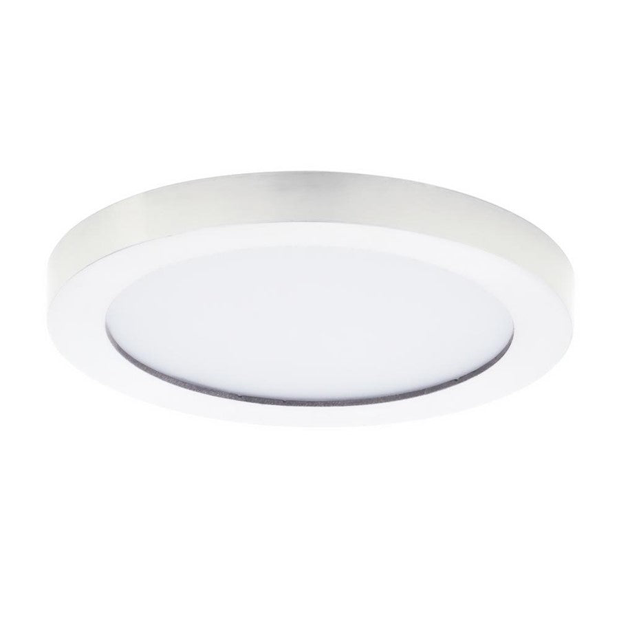 Maxim Lighting Chip 5" 12W RD LED Flush Mount, White/White