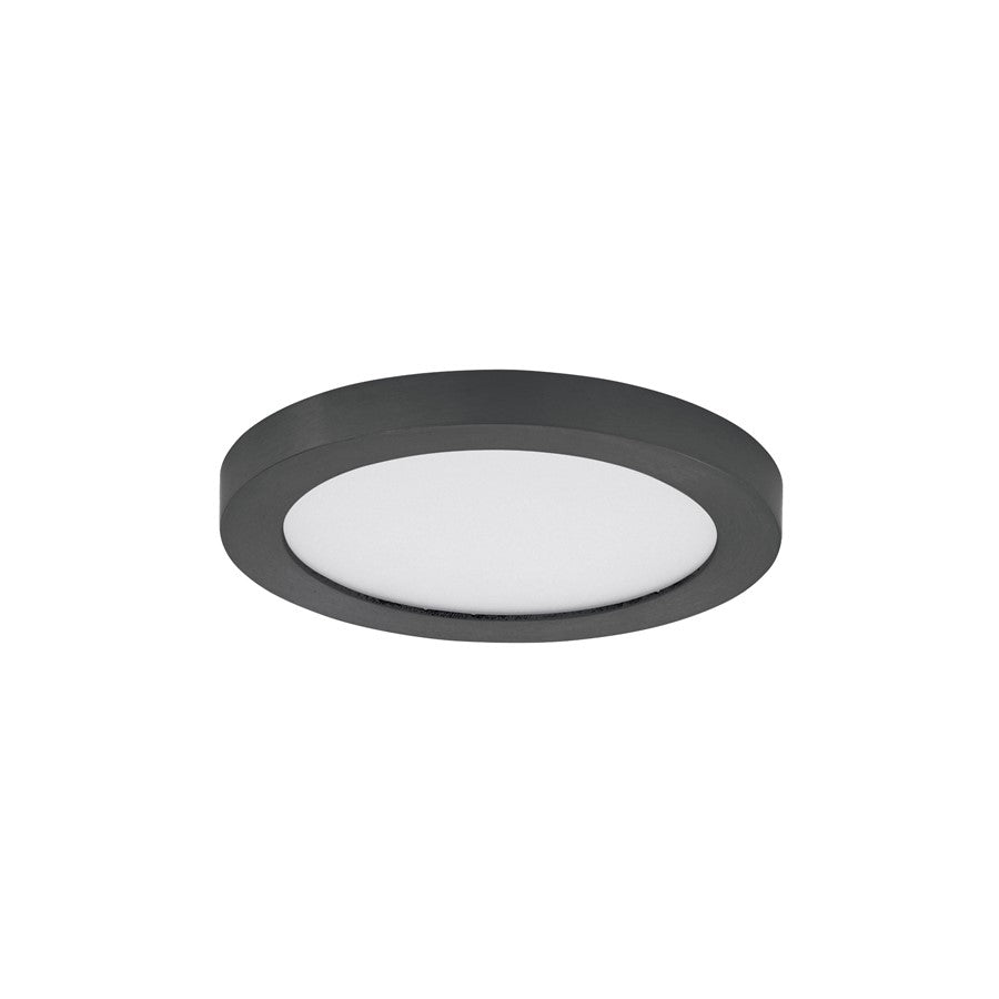 Maxim Lighting Chip 5" 12W RD LED Flush Mount, 5CCT, Black/White