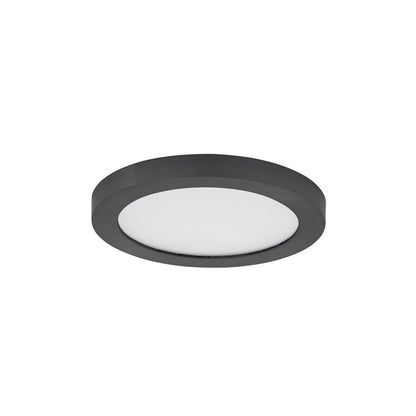Maxim Lighting Chip 5" 12W RD LED Flush Mount, 5CCT, Black/White