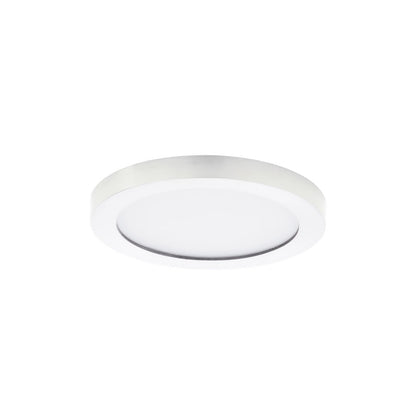 Maxim Lighting Chip 1Lt 5" 12W RD LED Flush Mount/5CCT, White/White - 57591WTWT