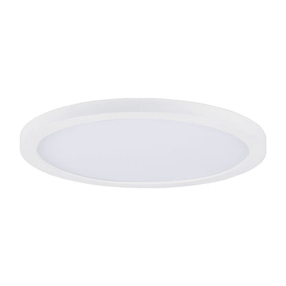 Maxim Lighting Chip 1Lt 7" 15W RD LED Flush Mount, White/White - 57592WTWT